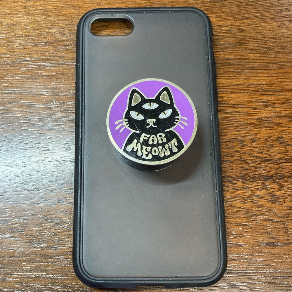 iPhone SE Case with Metal PopSocket